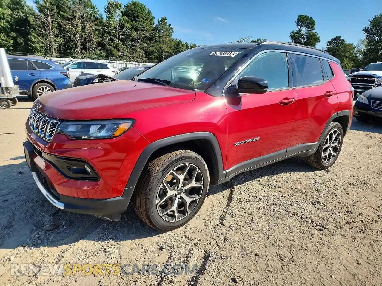 1 Photograph of a damaged car 3C4NJDCN4ST556545 JEEP COMPASS 2025