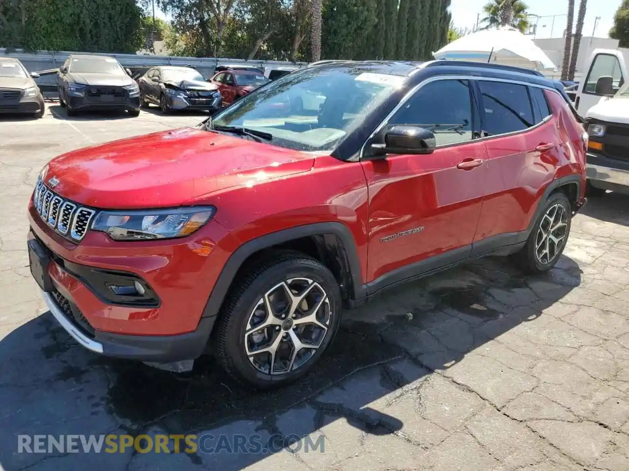 1 Photograph of a damaged car 3C4NJDCN4ST564810 JEEP COMPASS 2025
