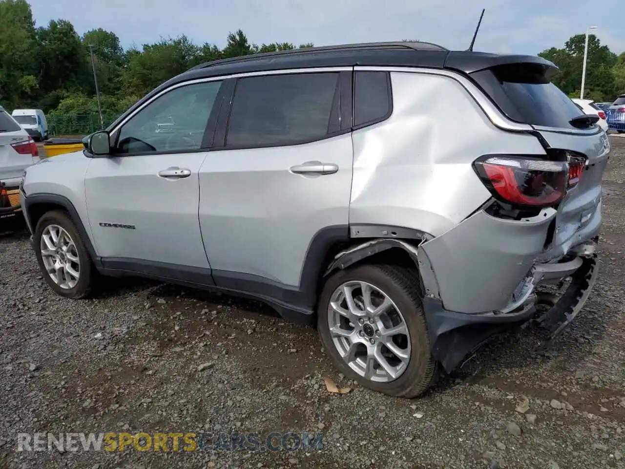 2 fotografías del automóvil dañado 3C4NJDCN5ST508343 JEEP COMPASS 2025