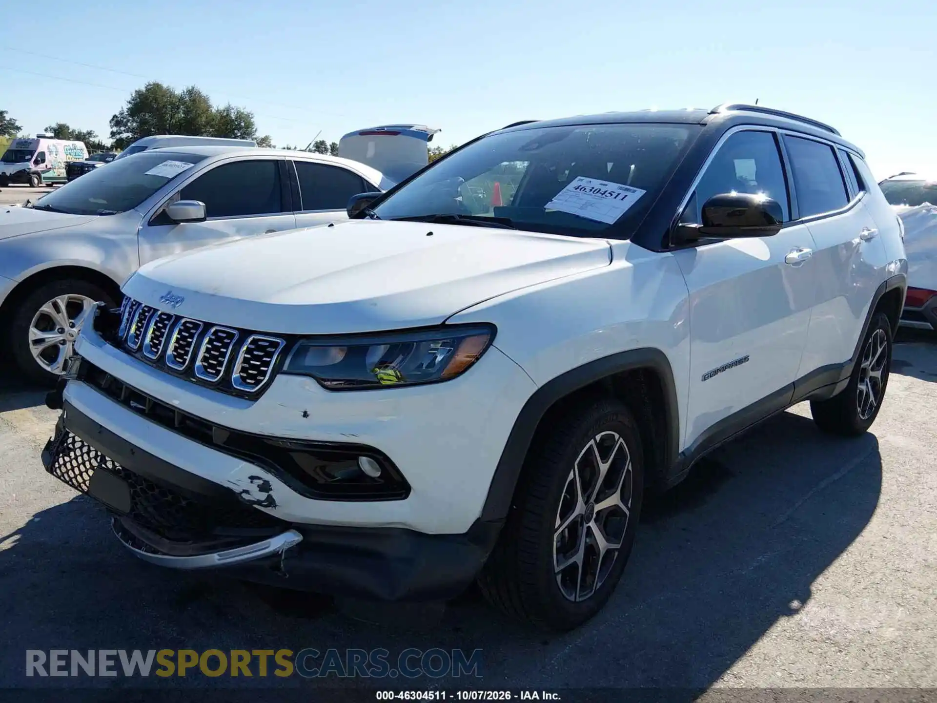 2 Photograph of a damaged car 3C4NJDCN5ST509444 JEEP COMPASS 2025