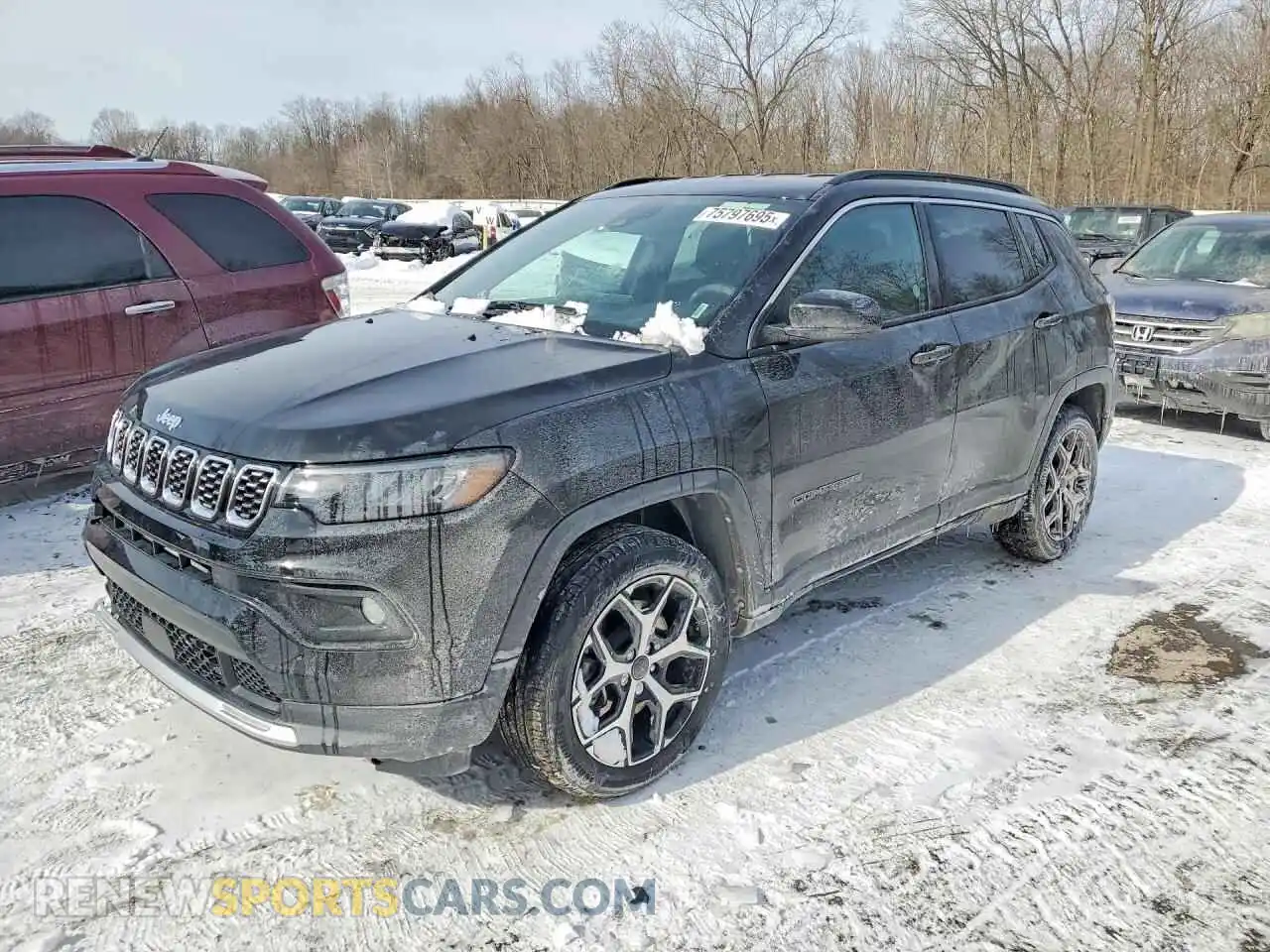 1 Photograph of a damaged car 3C4NJDCN5ST548177 JEEP COMPASS 2025