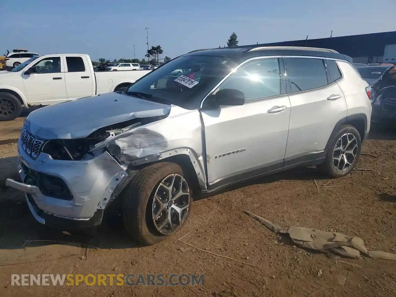 1 Photograph of a damaged car 3C4NJDCN5ST591031 JEEP COMPASS 2025