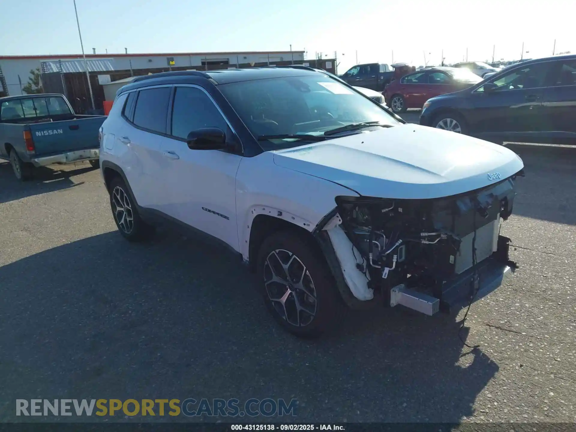 1 Photograph of a damaged car 3C4NJDCN5ST600634 JEEP COMPASS 2025