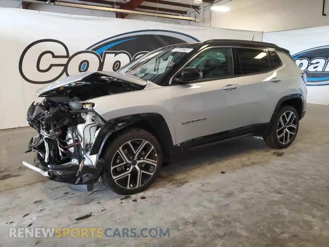 1 Photograph of a damaged car 3C4NJDCN5ST624416 JEEP COMPASS 2025