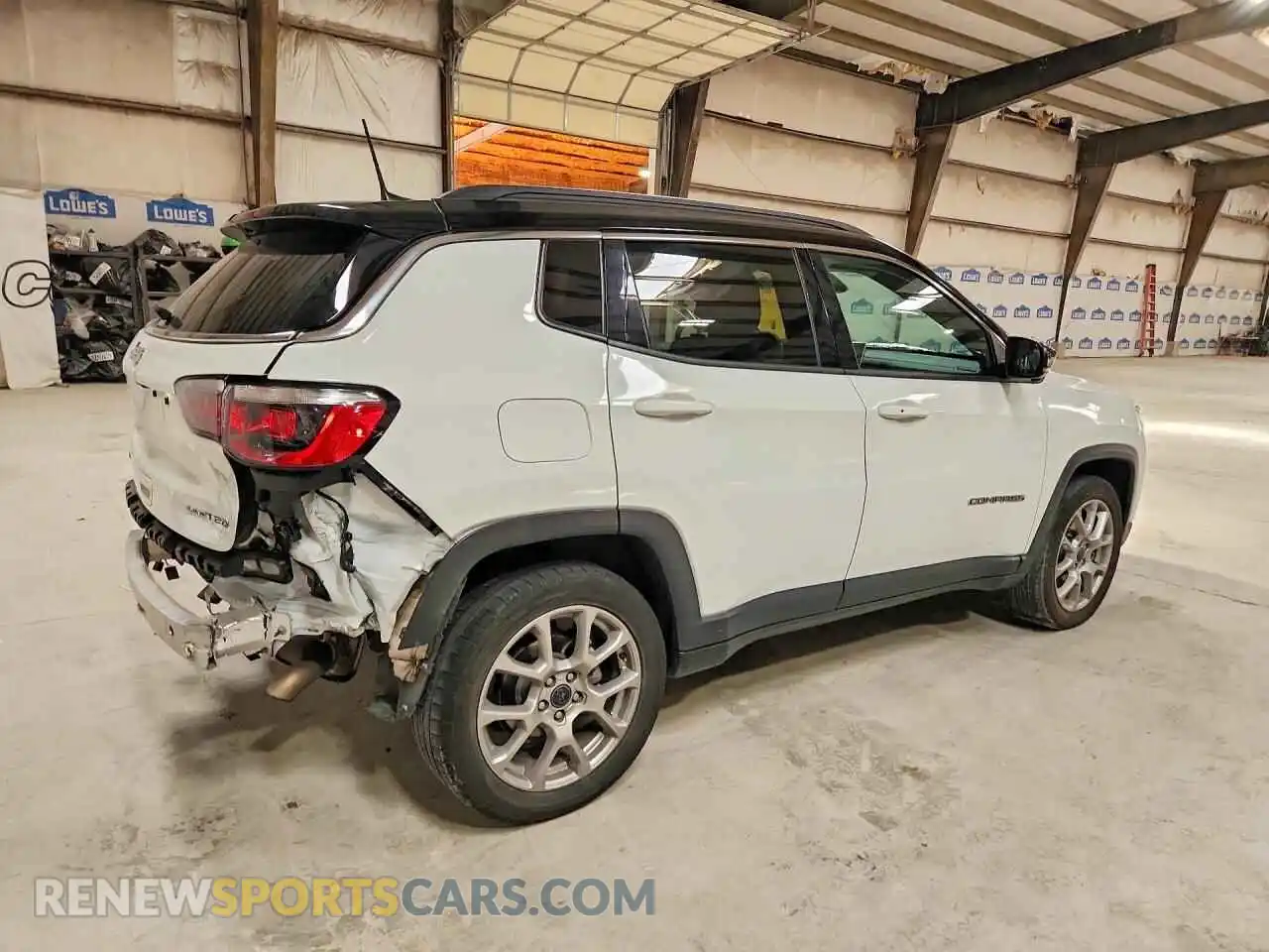 3 fotografías del automóvil dañado 3C4NJDCN6ST508500 JEEP COMPASS 2025