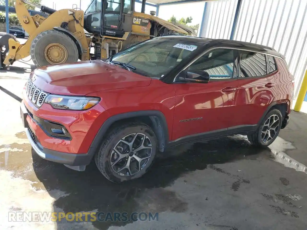 1 Photograph of a damaged car 3C4NJDCN6ST510635 JEEP COMPASS 2025