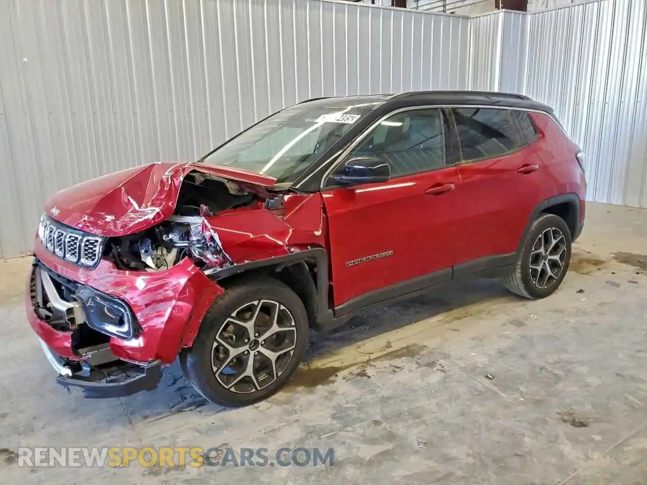 1 Photograph of a damaged car 3C4NJDCN6ST511719 JEEP COMPASS 2025