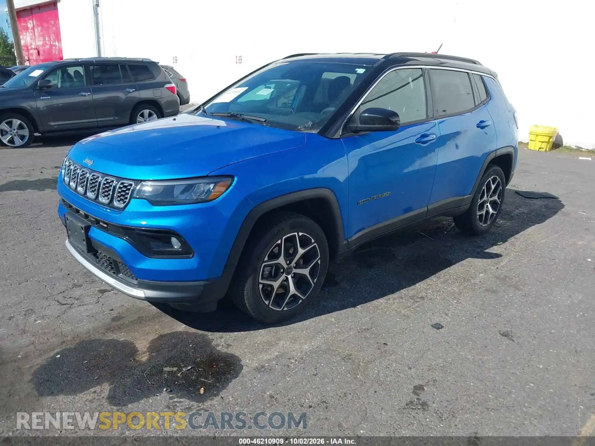 2 fotografías del automóvil dañado 3C4NJDCN6ST520372 JEEP COMPASS 2025
