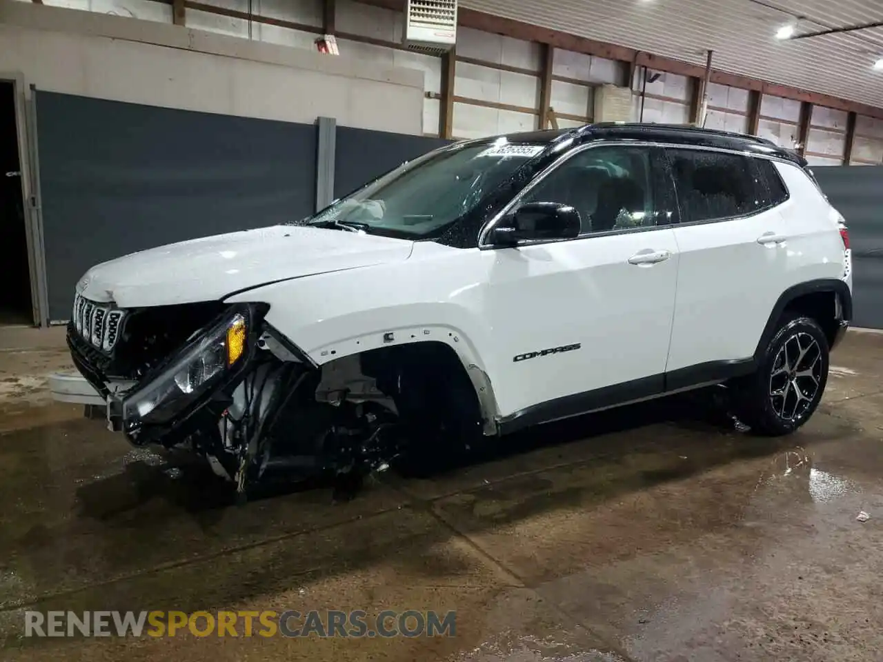 1 Photograph of a damaged car 3C4NJDCN6ST523580 JEEP COMPASS 2025