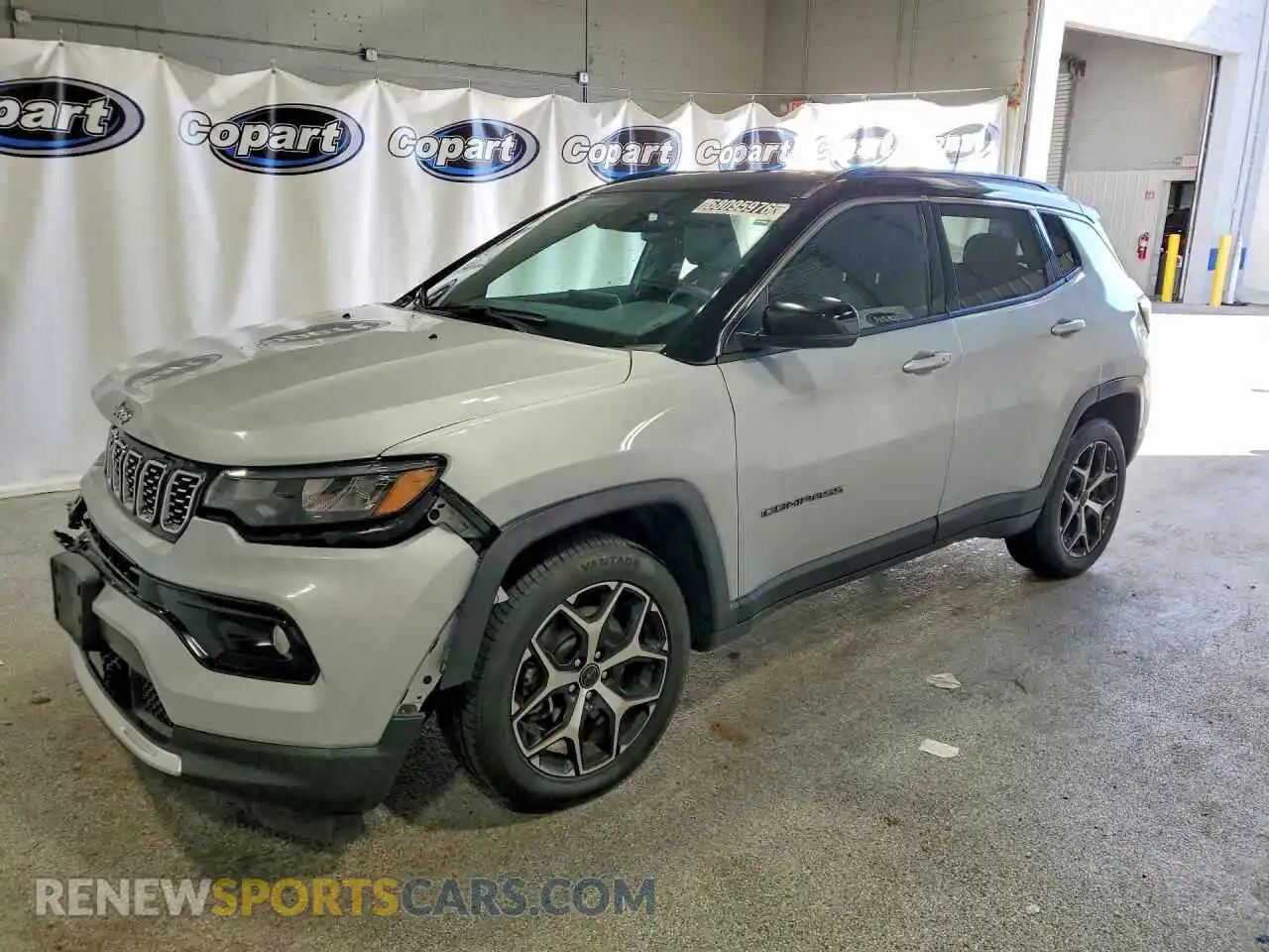 1 Photograph of a damaged car 3C4NJDCN6ST525829 JEEP COMPASS 2025