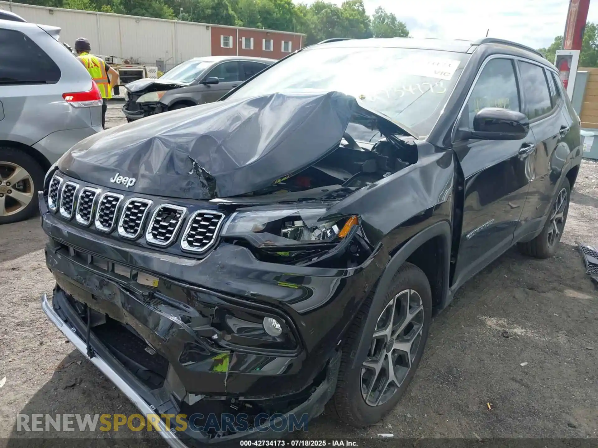 2 Photograph of a damaged car 3C4NJDCN6ST551962 JEEP COMPASS 2025