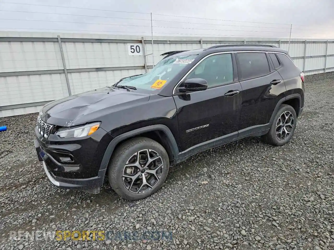 1 Photograph of a damaged car 3C4NJDCN6ST578370 JEEP COMPASS 2025