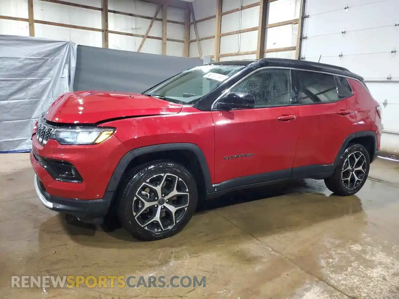 1 Photograph of a damaged car 3C4NJDCN6ST591944 JEEP COMPASS 2025