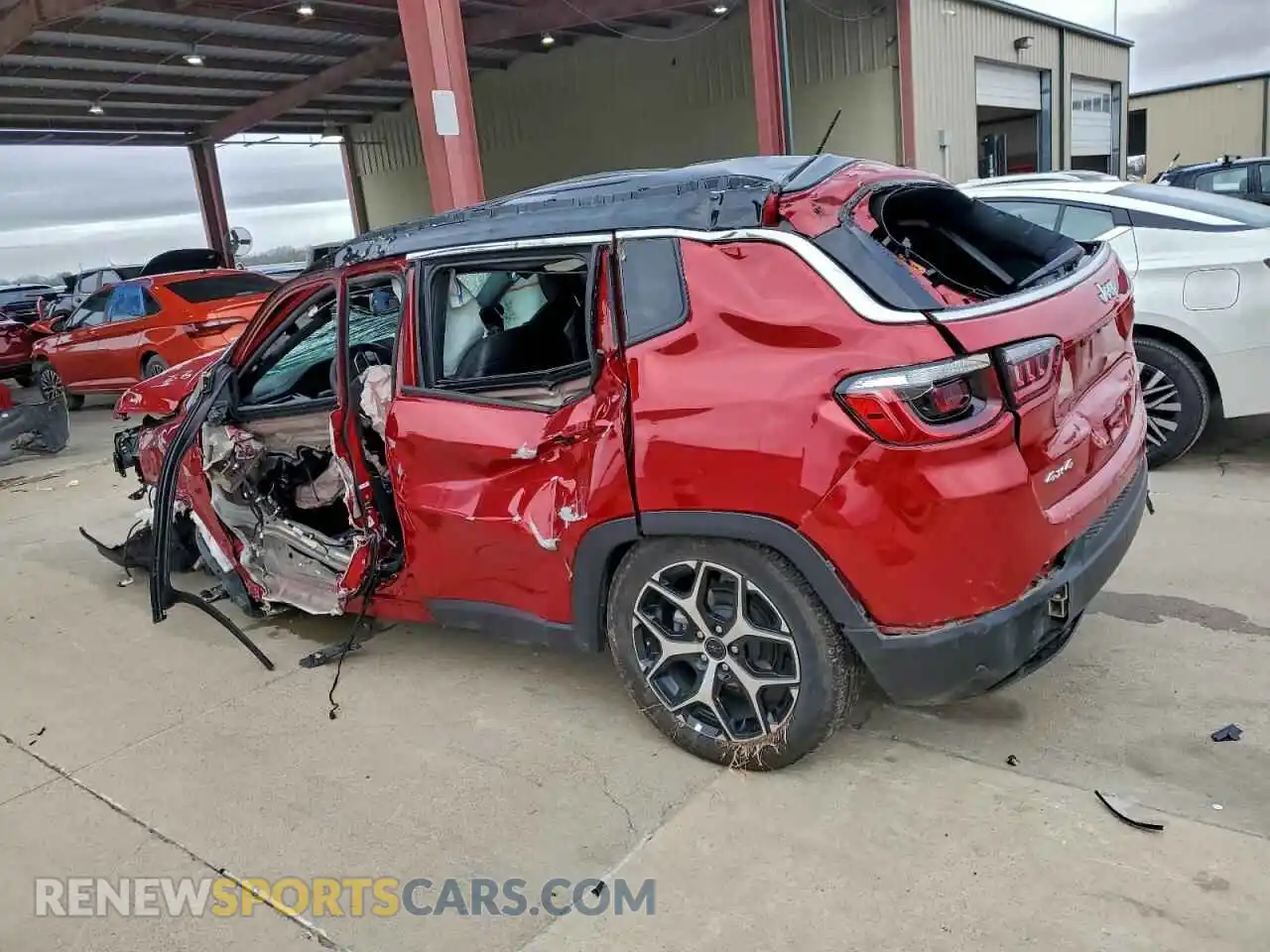 2 Photograph of a damaged car 3C4NJDCN7ST523927 JEEP COMPASS 2025