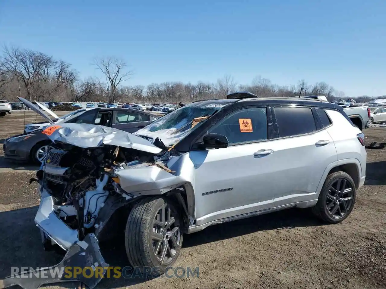 1 fotografías del automóvil dañado 3C4NJDCN7ST542252 JEEP COMPASS 2025
