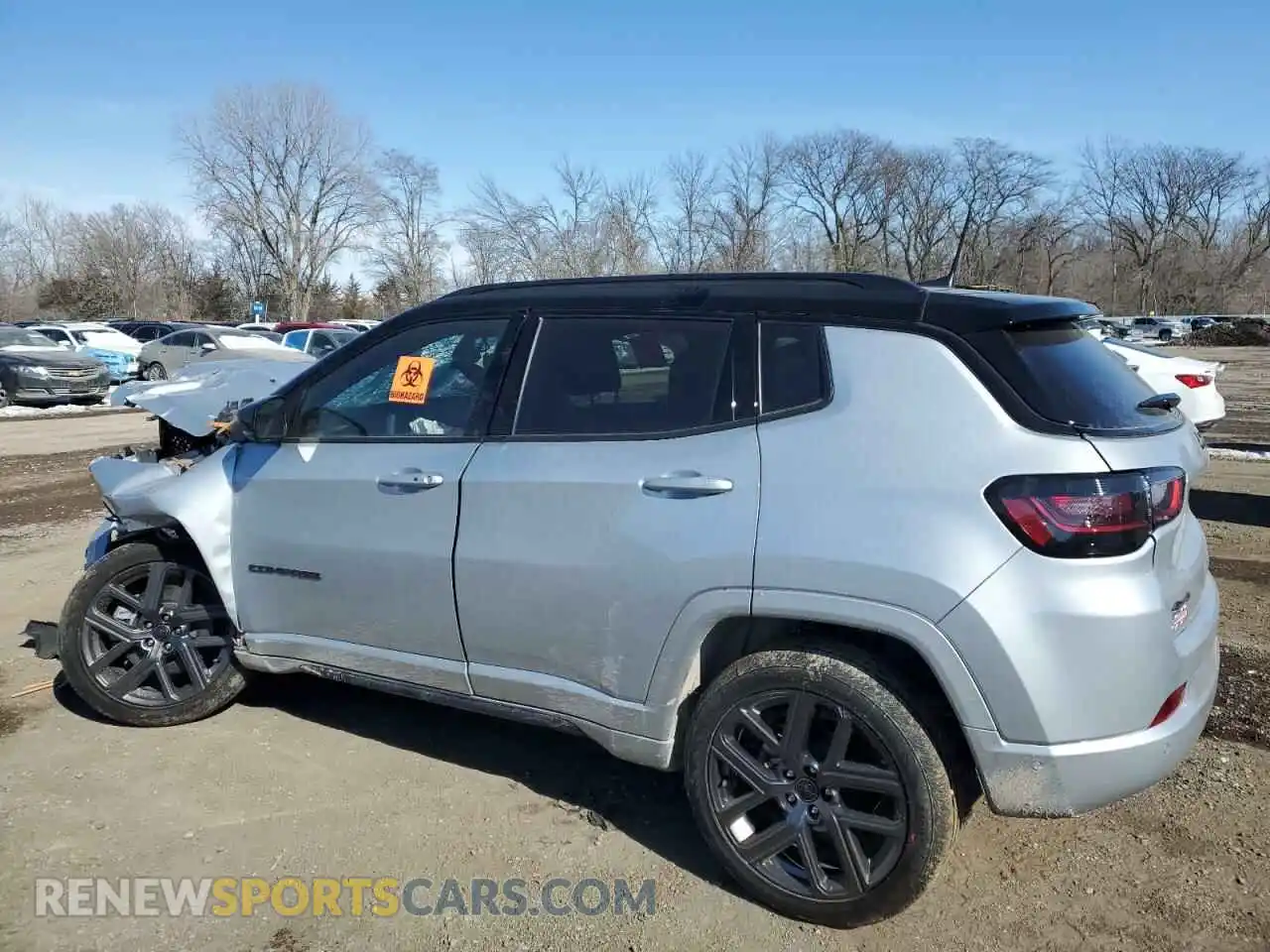 2 fotografías del automóvil dañado 3C4NJDCN7ST542252 JEEP COMPASS 2025