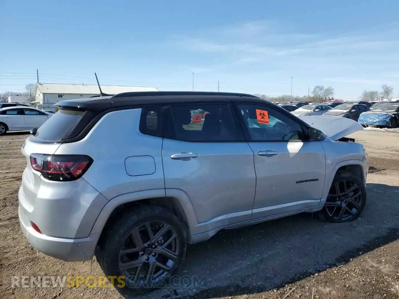 3 fotografías del automóvil dañado 3C4NJDCN7ST542252 JEEP COMPASS 2025