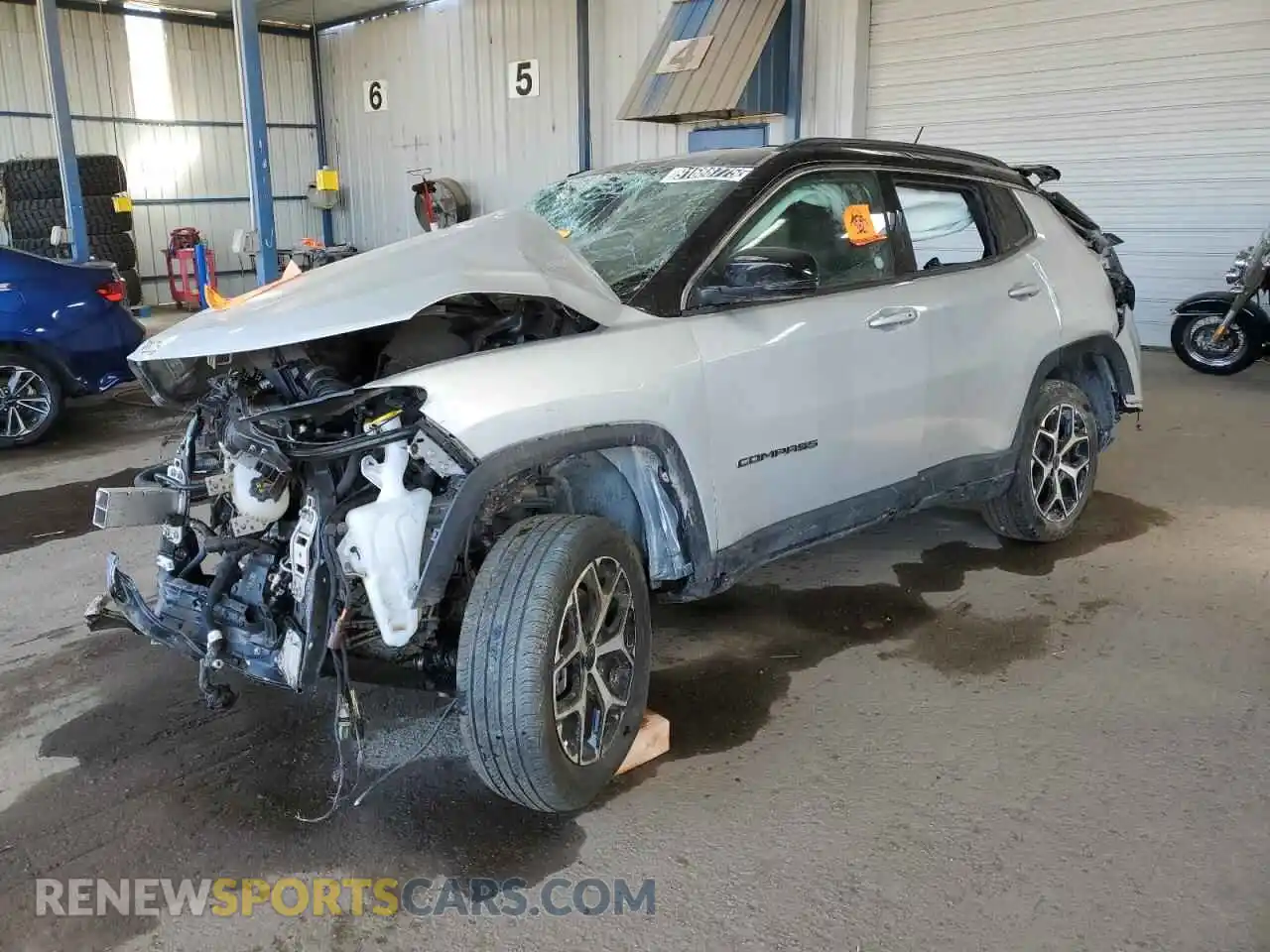 1 Photograph of a damaged car 3C4NJDCN7ST545412 JEEP COMPASS 2025