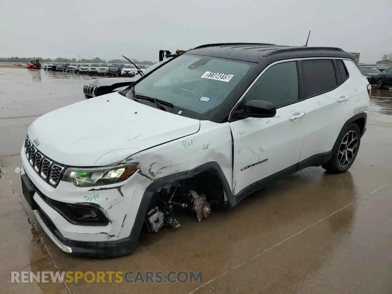 1 Photograph of a damaged car 3C4NJDCN7ST564865 JEEP COMPASS 2025