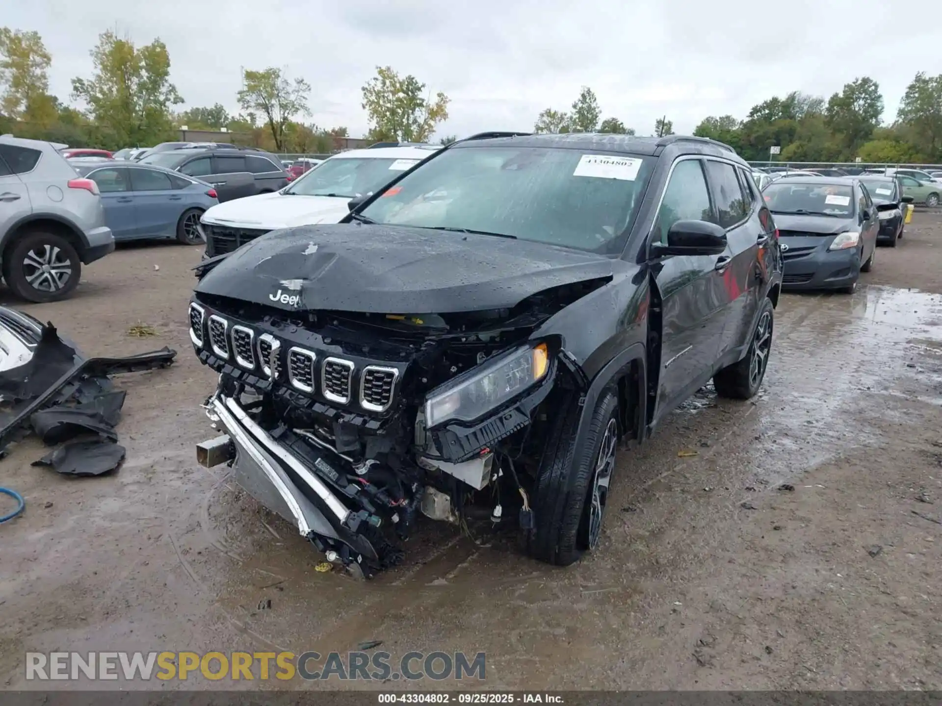 2 Photograph of a damaged car 3C4NJDCN7ST571735 JEEP COMPASS 2025