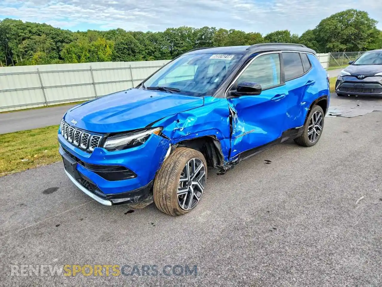 1 Photograph of a damaged car 3C4NJDCN7ST616186 JEEP COMPASS 2025