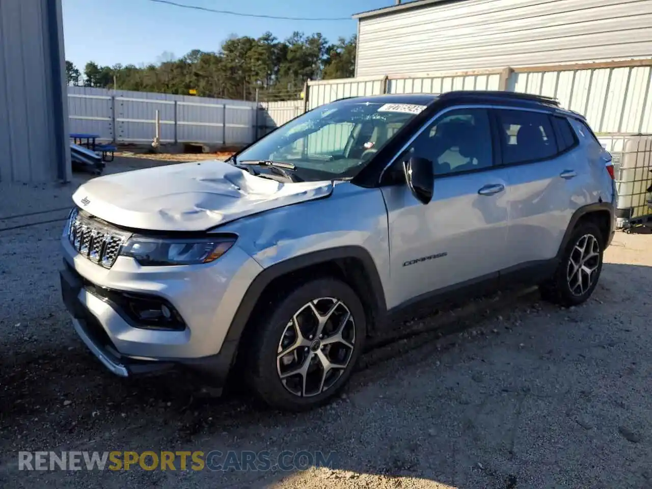 1 Photograph of a damaged car 3C4NJDCN8ST509017 JEEP COMPASS 2025
