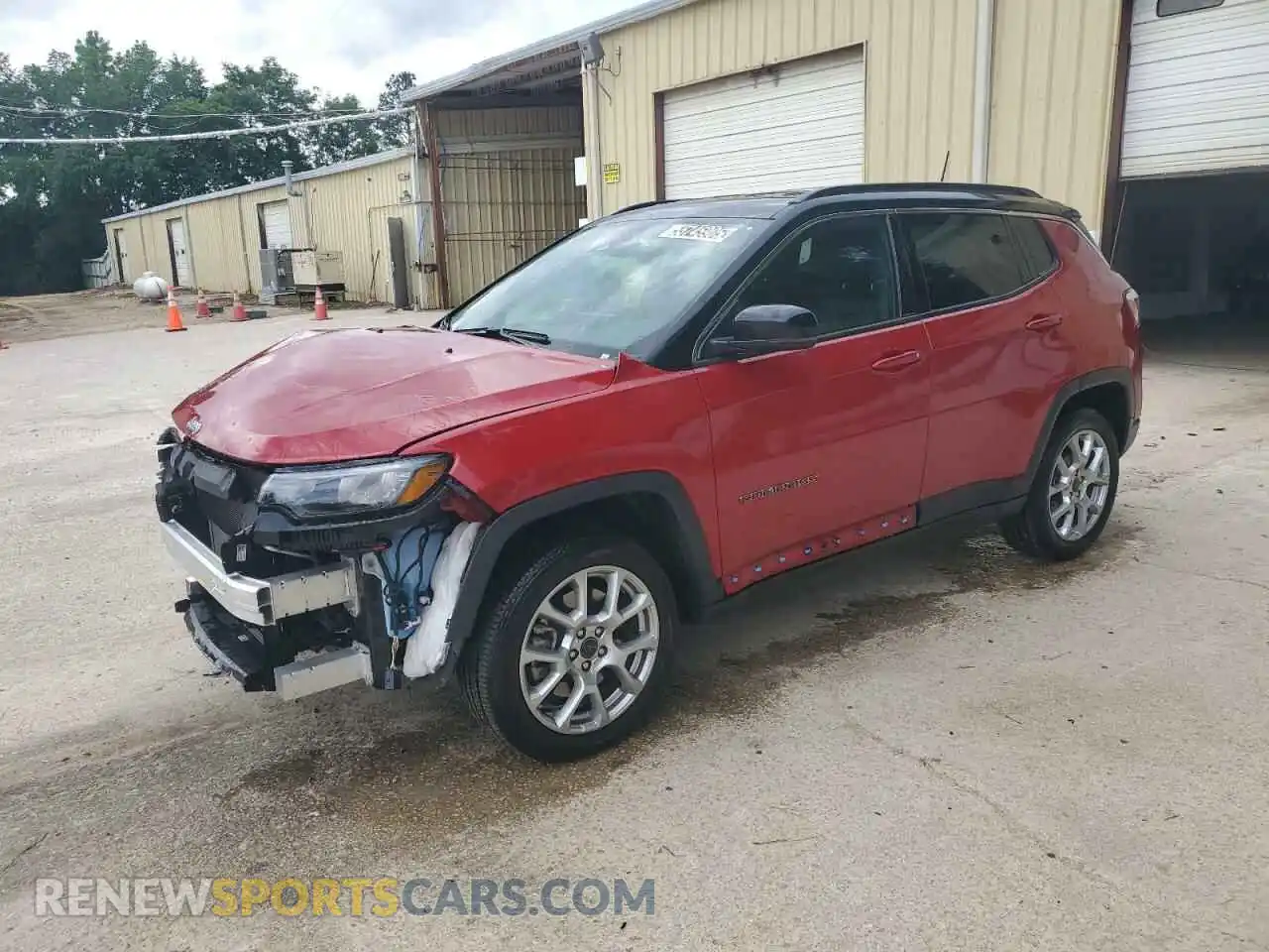 1 Photograph of a damaged car 3C4NJDCN8ST513309 JEEP COMPASS 2025