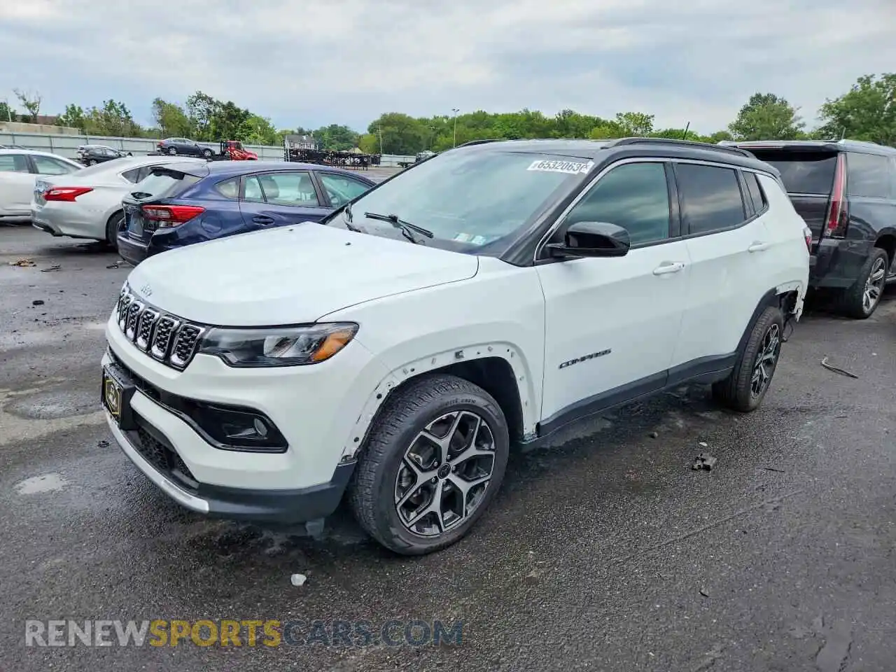 1 Photograph of a damaged car 3C4NJDCN8ST523922 JEEP COMPASS 2025