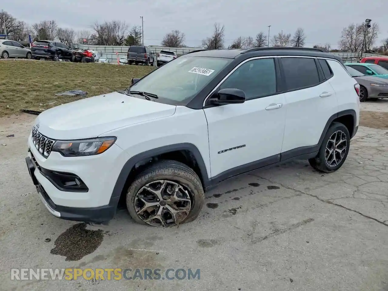 1 Photograph of a damaged car 3C4NJDCN8ST524715 JEEP COMPASS 2025