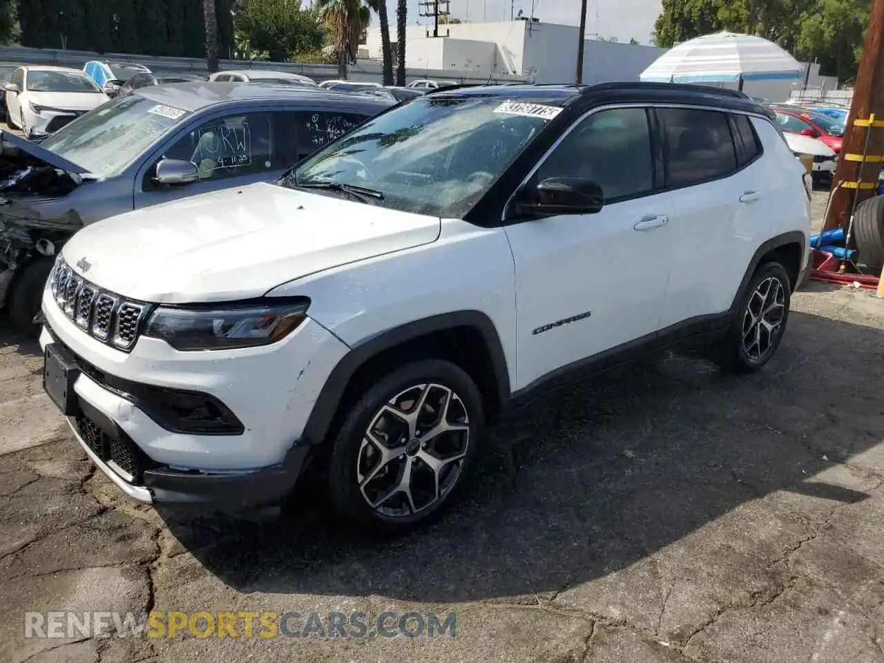 1 Photograph of a damaged car 3C4NJDCN8ST526061 JEEP COMPASS 2025