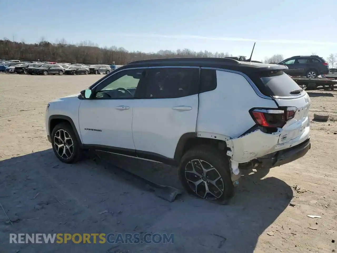 2 fotografías del automóvil dañado 3C4NJDCN8ST535388 JEEP COMPASS 2025