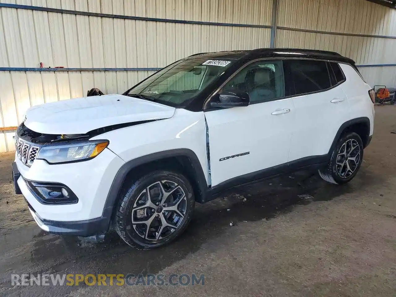 1 Photograph of a damaged car 3C4NJDCN8ST565295 JEEP COMPASS 2025