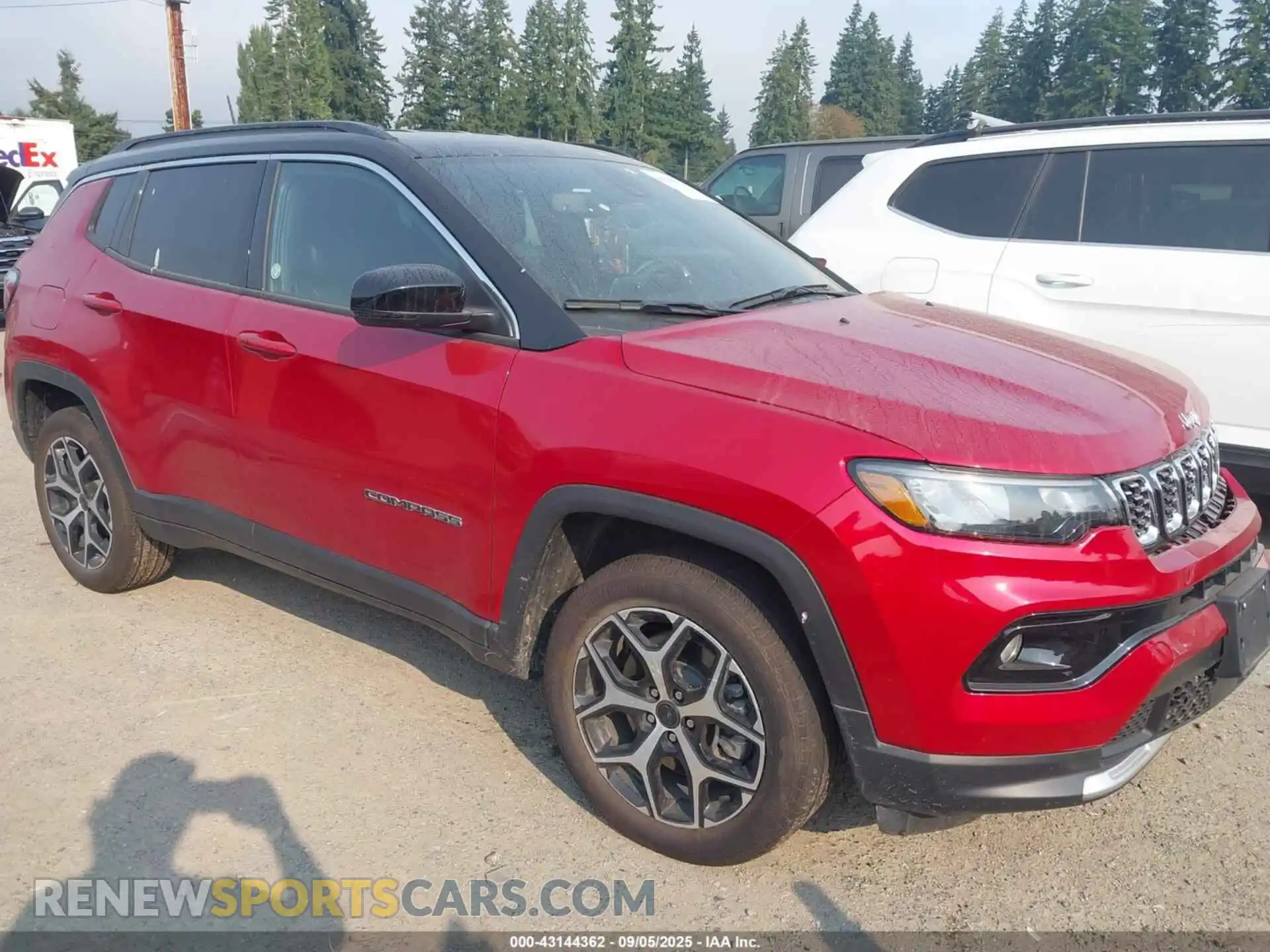 1 Photograph of a damaged car 3C4NJDCN8ST579505 JEEP COMPASS 2025