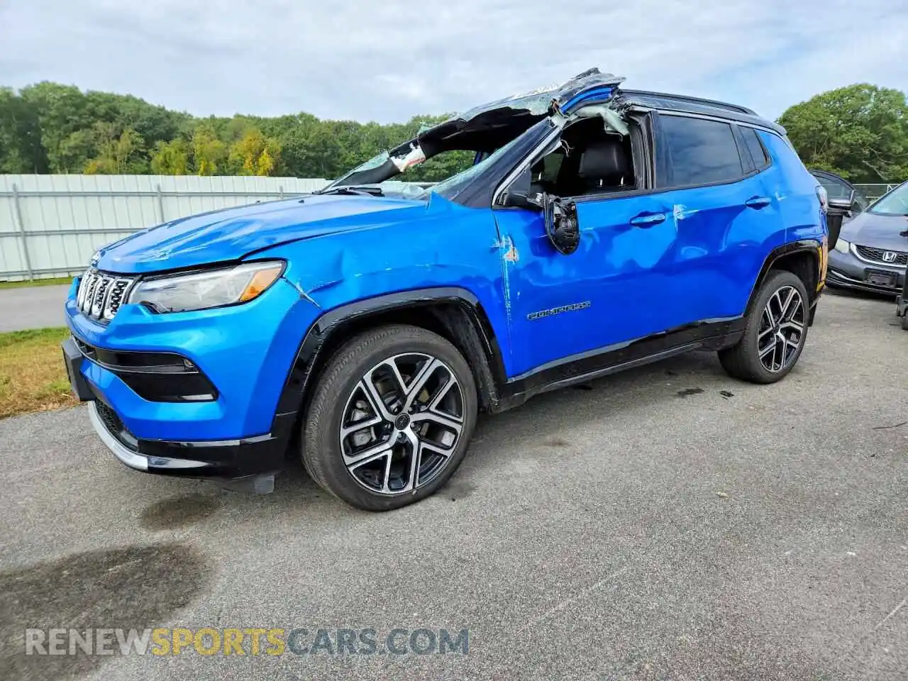 1 Photograph of a damaged car 3C4NJDCN8ST615449 JEEP COMPASS 2025