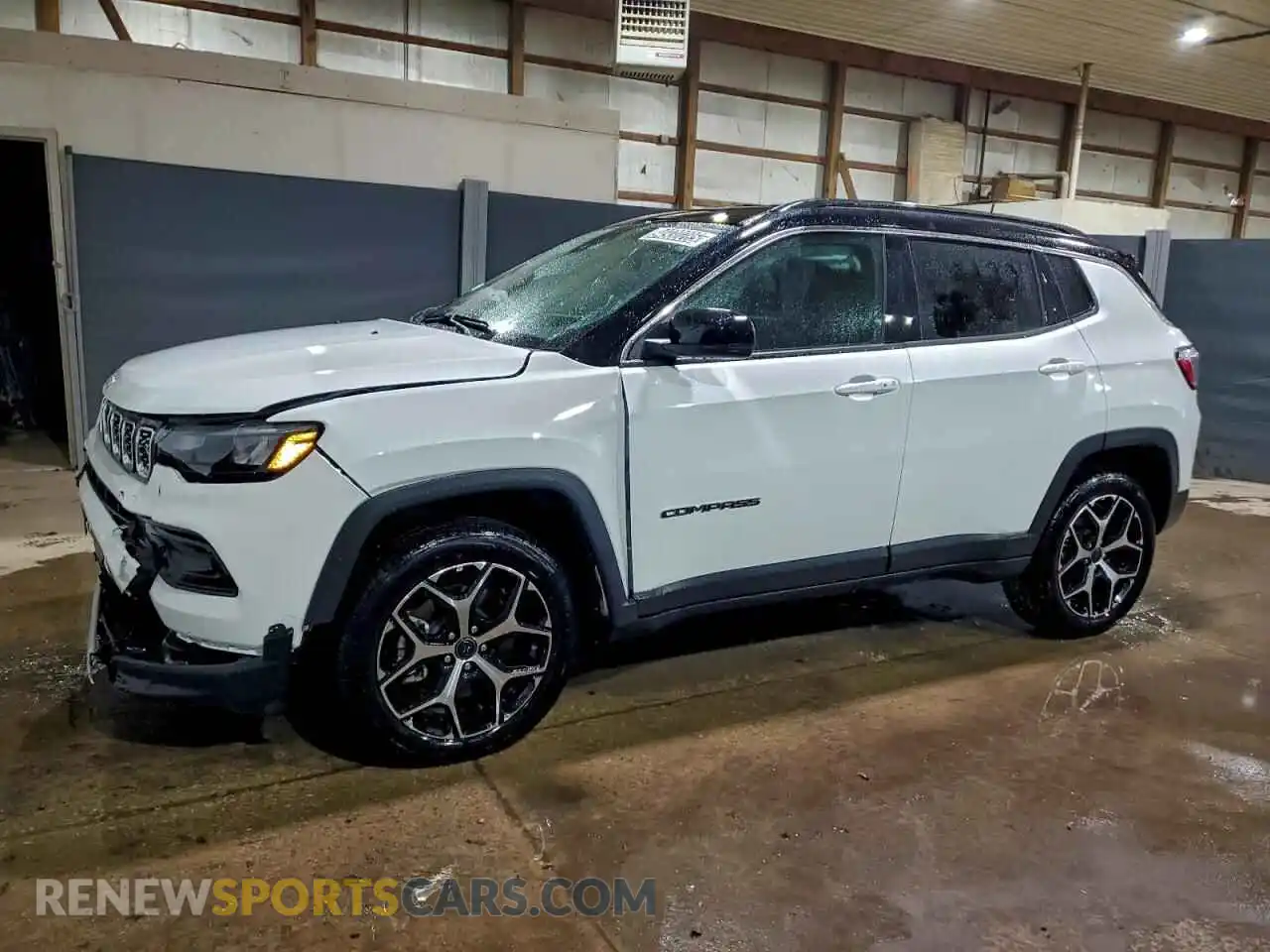 1 Photograph of a damaged car 3C4NJDCN8ST624846 JEEP COMPASS 2025