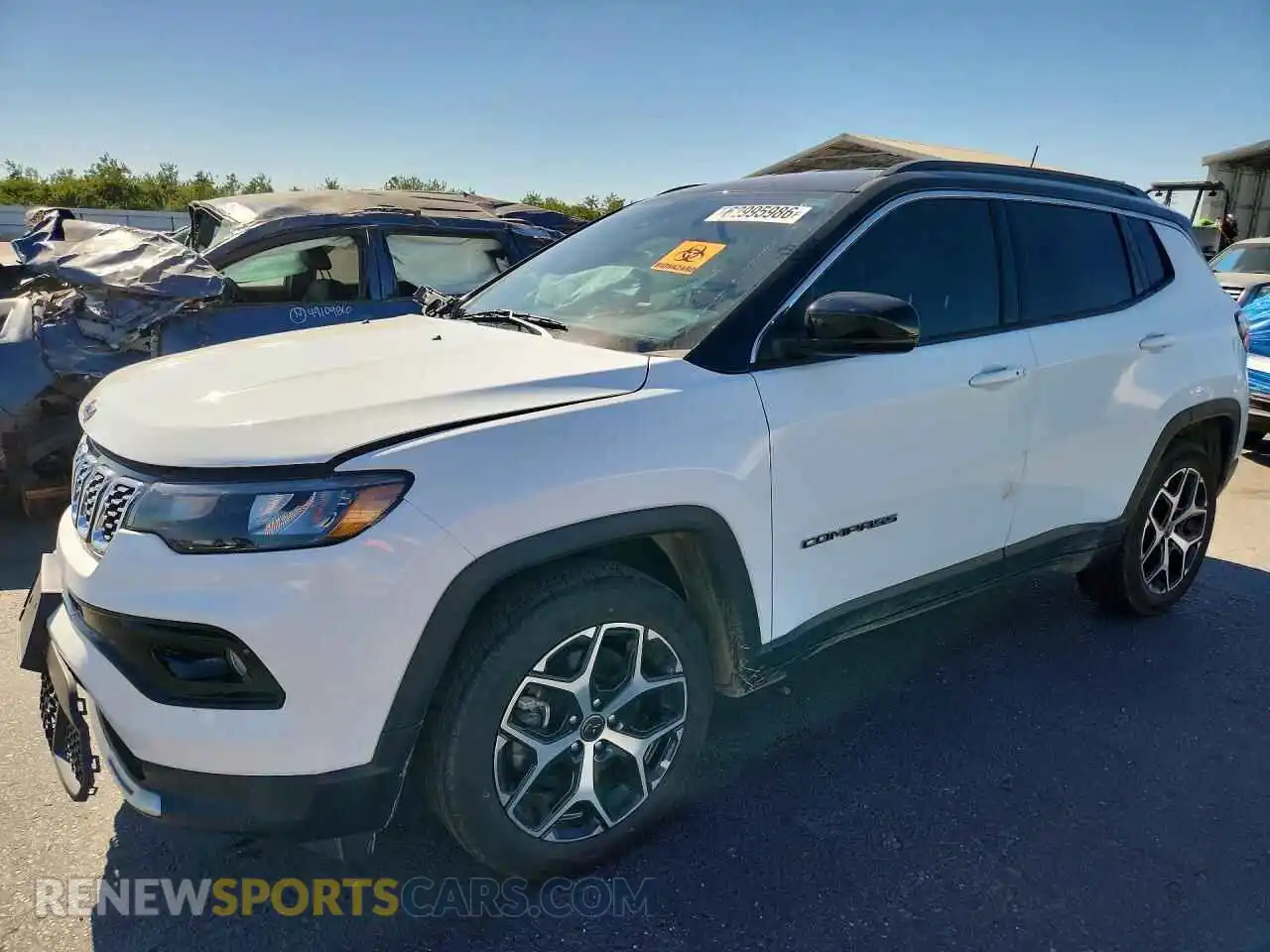 1 Photograph of a damaged car 3C4NJDCN9ST523122 JEEP COMPASS 2025