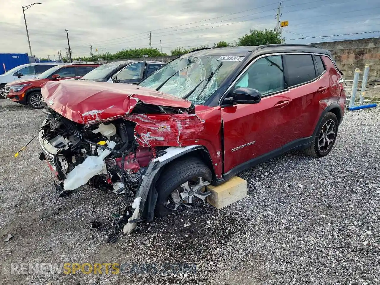 1 Фотография поврежденного автомобиля 3C4NJDCN9ST524416 JEEP COMPASS 2025