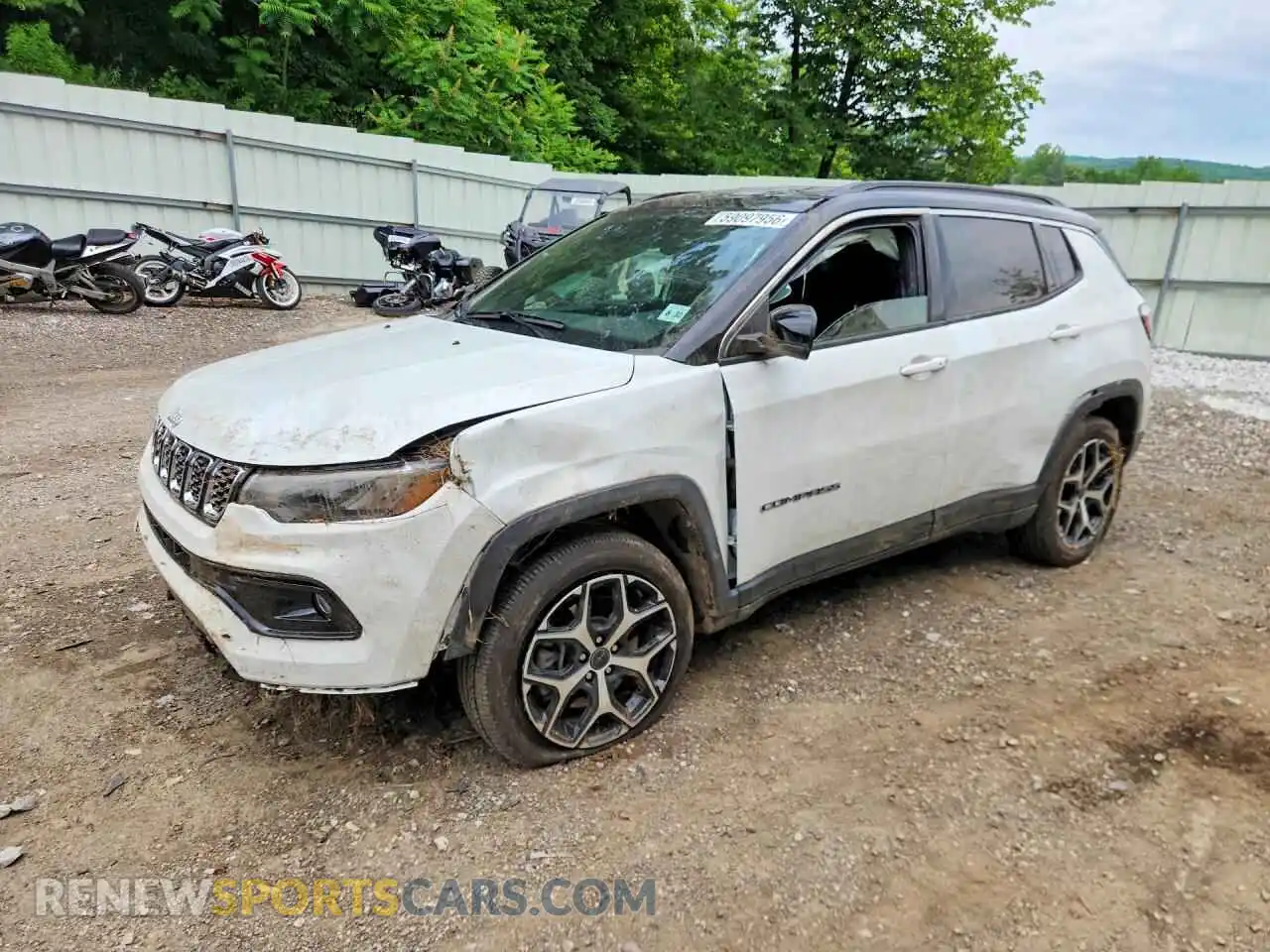 1 Photograph of a damaged car 3C4NJDCN9ST559604 JEEP COMPASS 2025