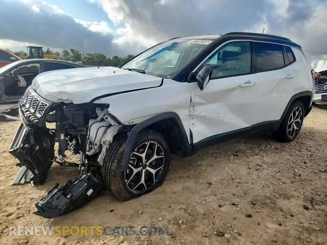 1 fotografías del automóvil dañado 3C4NJDCN9ST580419 JEEP COMPASS 2025