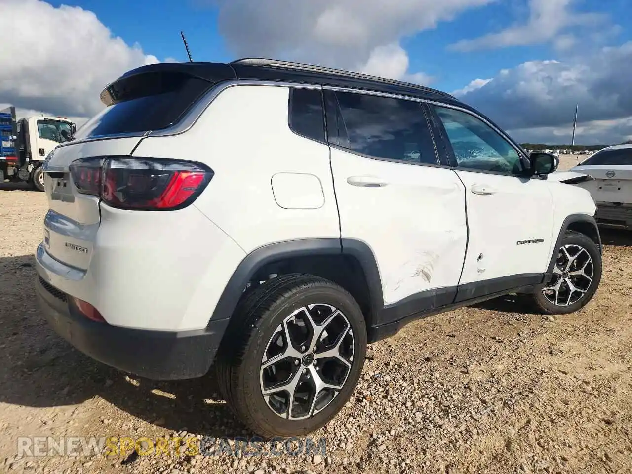 3 fotografías del automóvil dañado 3C4NJDCN9ST580419 JEEP COMPASS 2025
