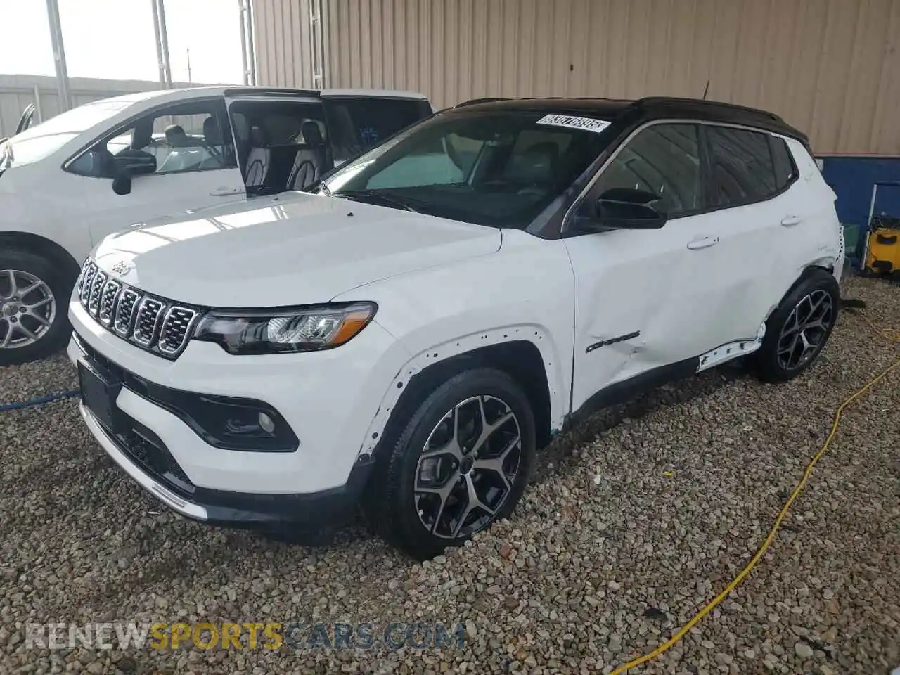 1 Photograph of a damaged car 3C4NJDCN9ST584454 JEEP COMPASS 2025