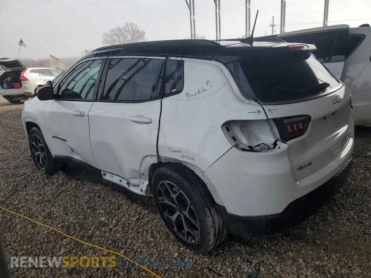 2 Photograph of a damaged car 3C4NJDCN9ST584454 JEEP COMPASS 2025
