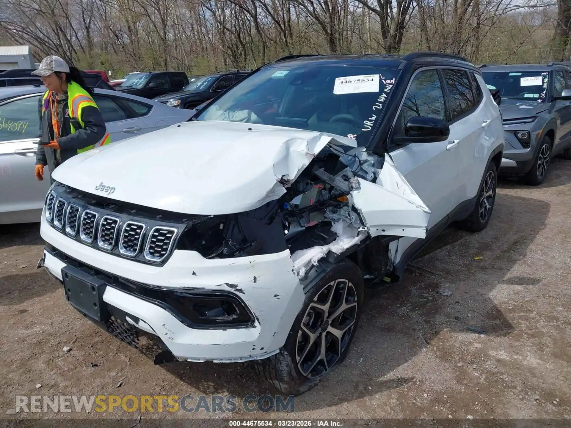 2 Photograph of a damaged car 3C4NJDCN9ST623365 JEEP COMPASS 2025