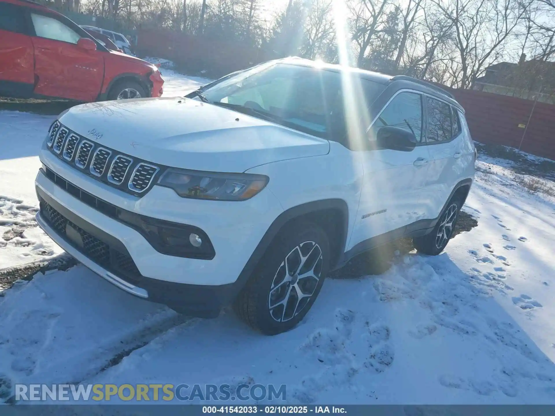 2 fotografías del automóvil dañado 3C4NJDCNXST531729 JEEP COMPASS 2025