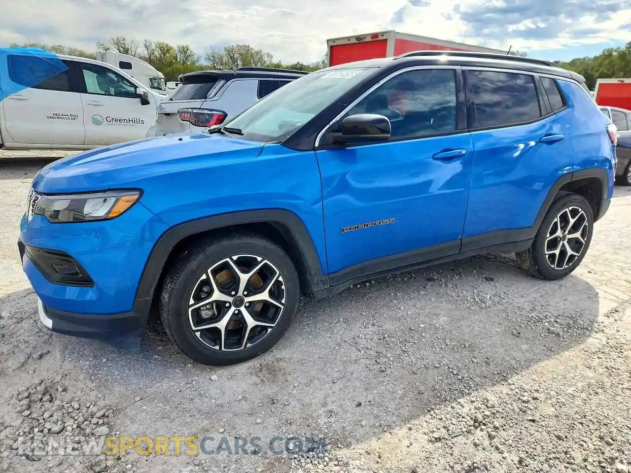 1 Photograph of a damaged car 3C4NJDCNXST584625 JEEP COMPASS 2025