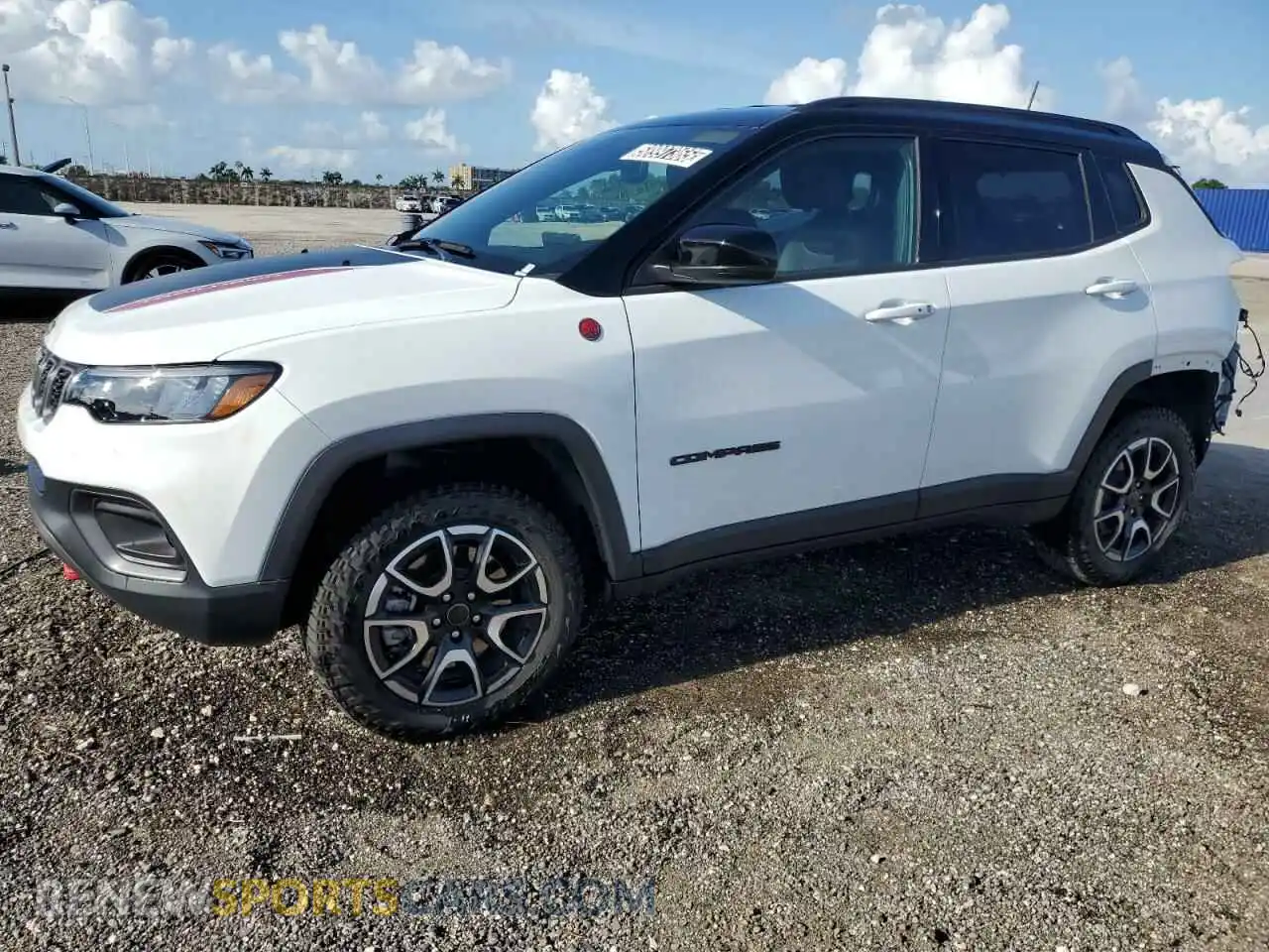 1 Photograph of a damaged car 3C4NJDDN0ST533343 JEEP COMPASS 2025