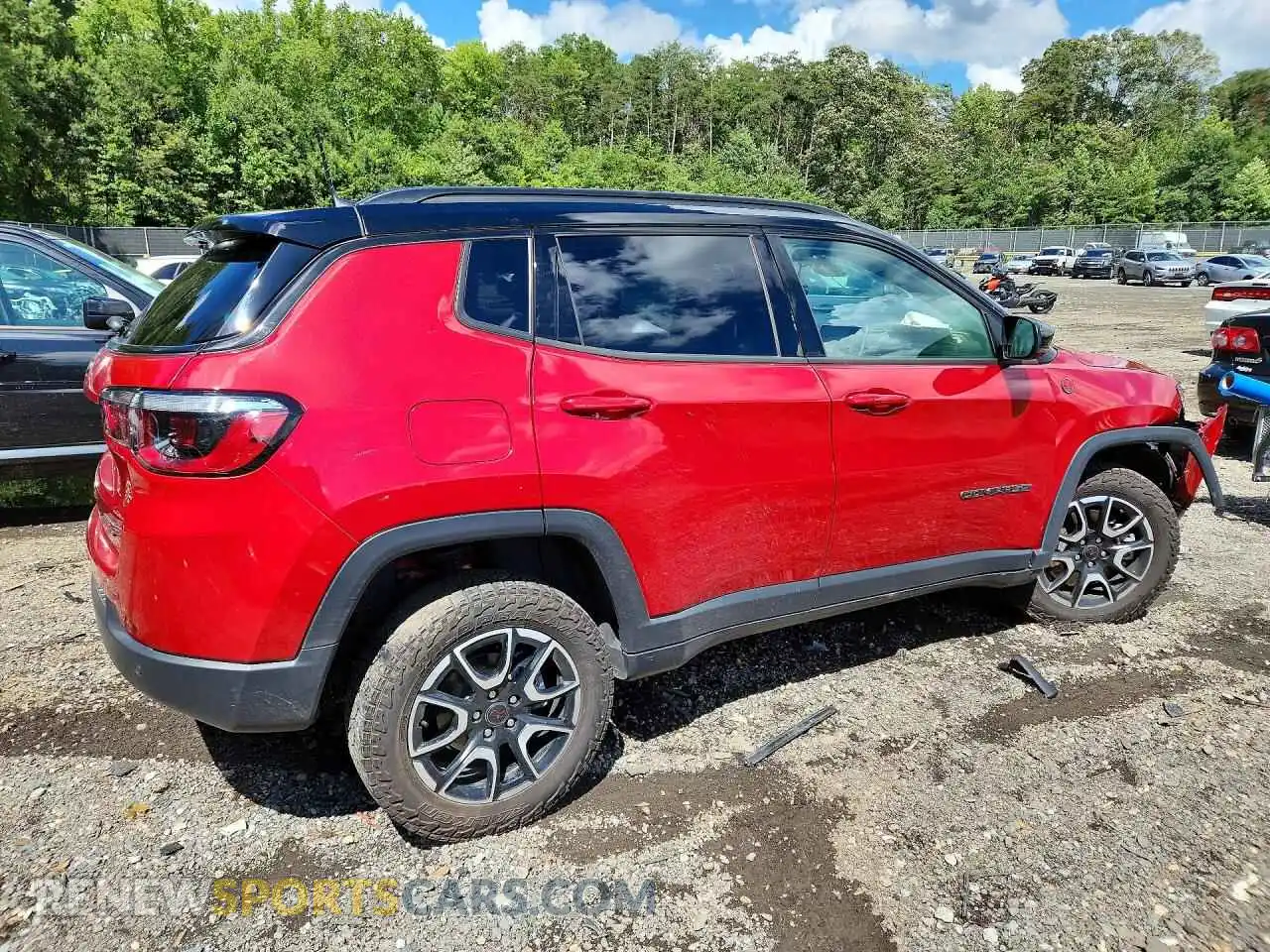 3 fotografías del automóvil dañado 3C4NJDDN0ST557299 JEEP COMPASS 2025