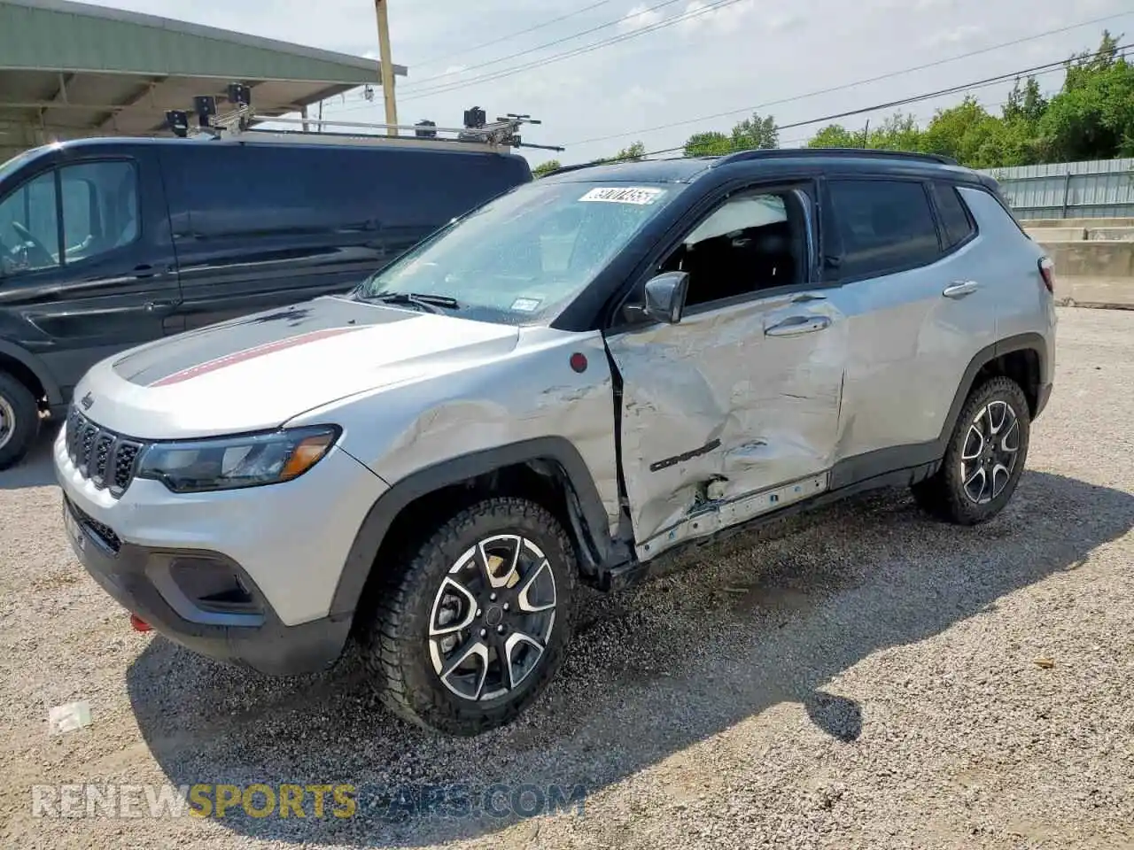 1 Photograph of a damaged car 3C4NJDDN3ST514558 JEEP COMPASS 2025
