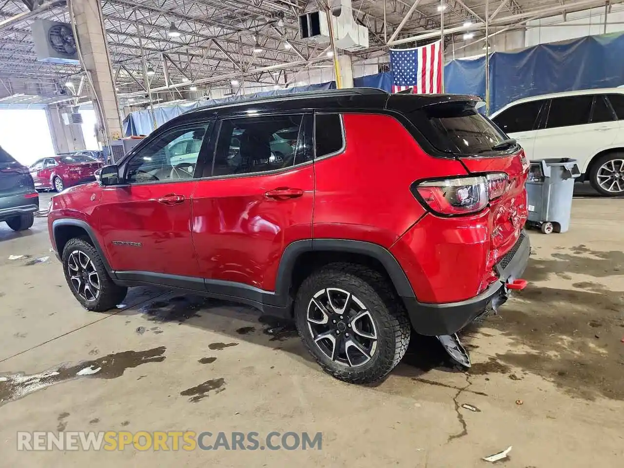 2 fotografías del automóvil dañado 3C4NJDDN4ST584862 JEEP COMPASS 2025