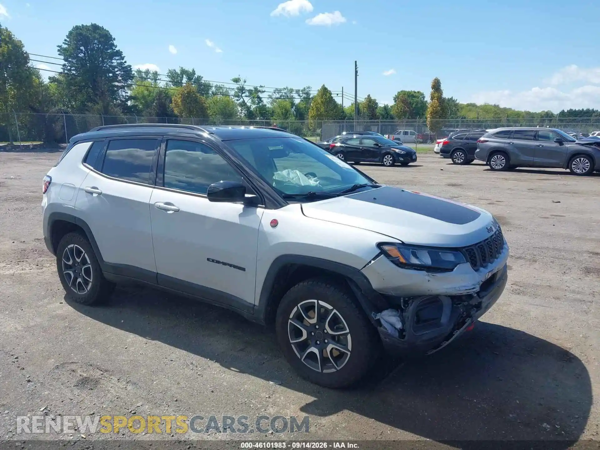 1 Photograph of a damaged car 3C4NJDDN5ST507322 JEEP COMPASS 2025